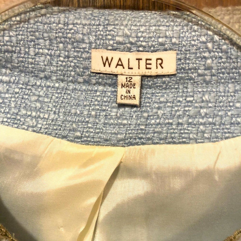 Walter Blue jacket Top - Picture 2 of 8